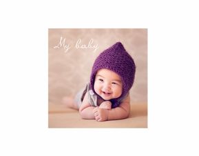 my baby 我的寶貝 萌寶可愛娃 絨面單面抱枕