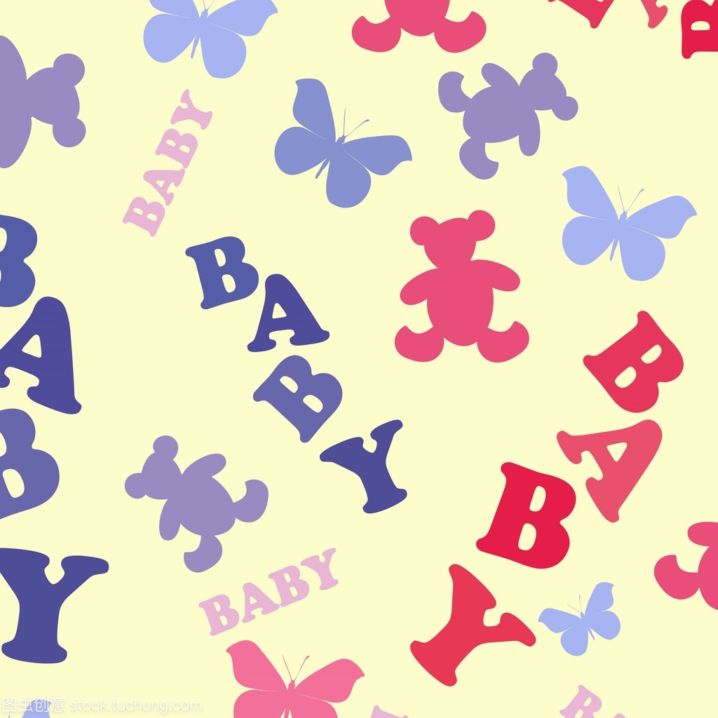 可愛的小寶貝 溫柔世界的無縫連接