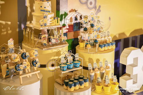 小黃人大眼萌 活潑可愛的寶貝周歲生日宴